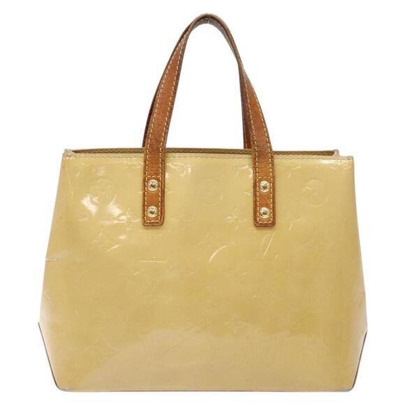 LOUIS VUITTON Monogram Vernis Reade PM Hand Bag Beige M91334 - Picture 2 of 13